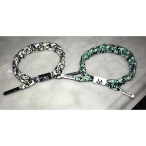 2 Rastaclat Bracelets.